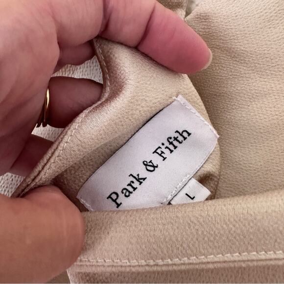 Park & Fifth Cooper Dress In Champagne Large - Picture 4 of 8